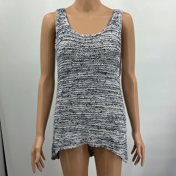 Two by Vince Camuto Heavy Knit Marbled Tank Sz Small NWT - Picture 1 of 6